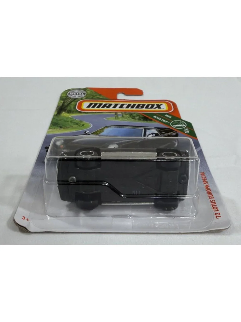 Matchbox Black Gold Pinstripe 1972 Lotus Europa Special 1:64 MBX Road Trip